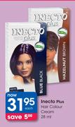 Inecto Plus Hair Colour Cream-28ml Each