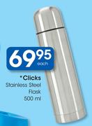 Clicks Stainless Steel 500ml Flask
