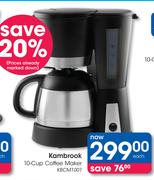 Kambrook 10 Cup Coffee Maker KBCM1001
