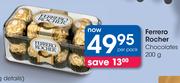Ferrero Rocher Chocolates-200g Per Pack