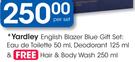 Yardley English Blazer Blue Gift Set-Per Set