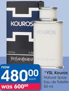 YSL Kouros Natural Spray Eau De Toilette-50Ml