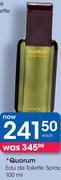 Quorum Eau De Toilette Spray-100Ml