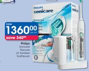 Philips Sonicare Flexcare UV Sanitizer Toothbrush-Per Set