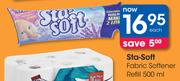 Sta-Soft Fabric Softener Refill-500ml