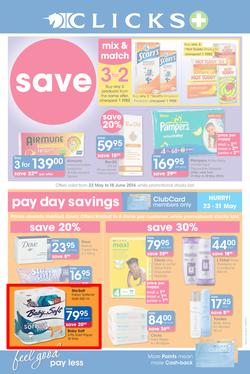 Clicks : Pay Less (23 May - 18 Jun 2014), page 1