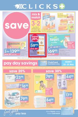 Clicks : Pay Less (23 May - 18 Jun 2014), page 1