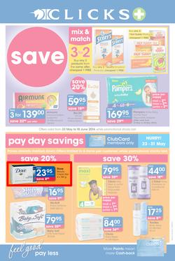 Clicks : Pay Less (23 May - 18 Jun 2014), page 1