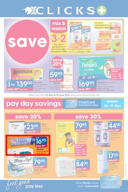 Clicks : Pay Less (23 May - 18 Jun 2014), page 1