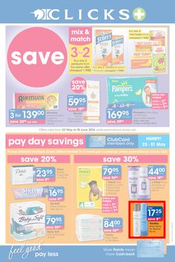 Clicks : Pay Less (23 May - 18 Jun 2014), page 1