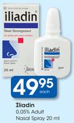 Iliadin 0.05% Adult Nasal Spray-20Ml Each
