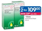 Clicks Echinacea Drops-2 x 50ml