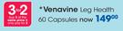 Venavine Leg Health Capsules - 60's Per Pack
