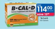 B-Cal-D Tablets - 100's Per Pack