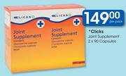 Clicks Joint Supplement Capsules - 2 x 90's Per Pack