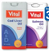 Vital Salmon Oil Capsules-60's