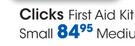 Clicks First Aid Kit Small-Per Kit