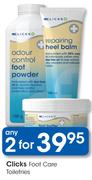 Clicks Foot Care Toiletries-2's