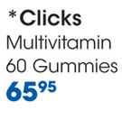 Clicks Multivitamin 60 Gummies-Per Pack