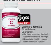 Vitamin C 1000Mg Slow Release 90 Caplets-Each