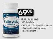 Folic Acid400 100 Tabets-Each