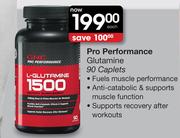 Pro Performance Glutamine 90 Caplets-Each