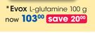 Evox L-Glutamine-100g