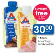 Atkins Advantage Ready-To-Drink-Each