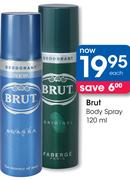 Brut Body Spray-120Ml