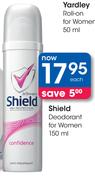 Shield Deodorant For Women-150ml Each