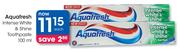 Aquafresh Intense White & Shine Toothpaste-100ml Each