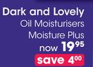 Dark And Lovely Oil Moisturisers Moisture Plus-Each