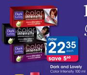Dark And Lovely Color Intensity-100ml Each