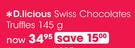 D.Licious Swiss Chocolates Truffles-145g