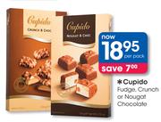 Cupido Fudge,Crunch Or Nogat Chocolate-Per Box