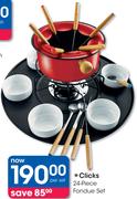 Clicks 24 Piece Fondue Set-Per Set
