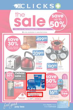 Clicks : The Sale (11 Jul - 10 Aug 2014), page 1