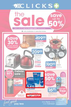 Clicks : The Sale (11 Jul - 10 Aug 2014), page 1