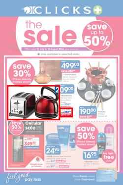 Clicks : The Sale (11 Jul - 10 Aug 2014), page 1
