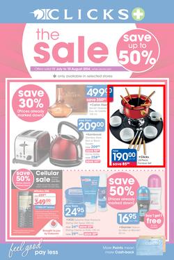 Clicks : The Sale (11 Jul - 10 Aug 2014), page 1