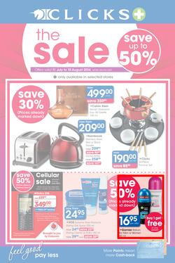 Clicks : The Sale (11 Jul - 10 Aug 2014), page 1