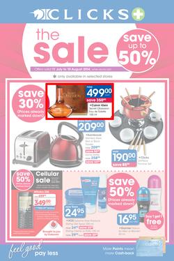 Clicks : The Sale (11 Jul - 10 Aug 2014), page 1