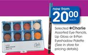 Charlie Assorted Eye Pencils, Lip Gloss Or 8 Pan Eyeshadow Palette-Each