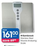 Kambrook Stainless Steel Muscle Analysing Scale