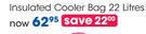 Clicks Insulated Cooler Bag-22Ltr Each
