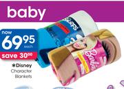 Disney Character Blankets-Each