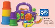 Clicks Assorted Toys-Each