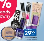 Selected Rimmel Cosmetic Products-Each