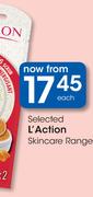Selected L'action Skincare Range-Each