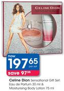 Celine Dion Sensational Gift Set:EAU DE Parfum 30 ML & Moisturising Body Lotion 75 ML-Per Set
